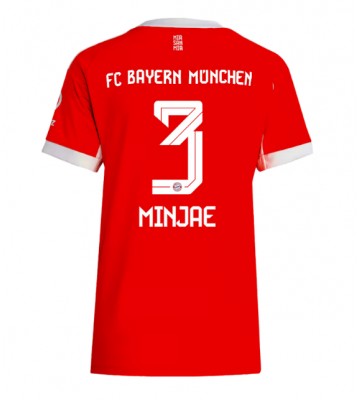 Lacne Ženy Futbalové dres Bayern Munich Kim Min-jae #3 2025-26 Krátky Rukáv - Domáci